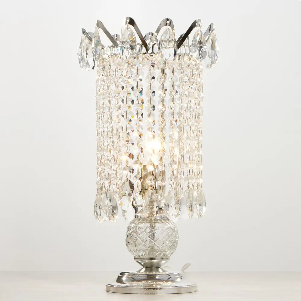 Фото 2 Настольная лампа RISALUX 7430365 Дана BR 01175 цвет серебро