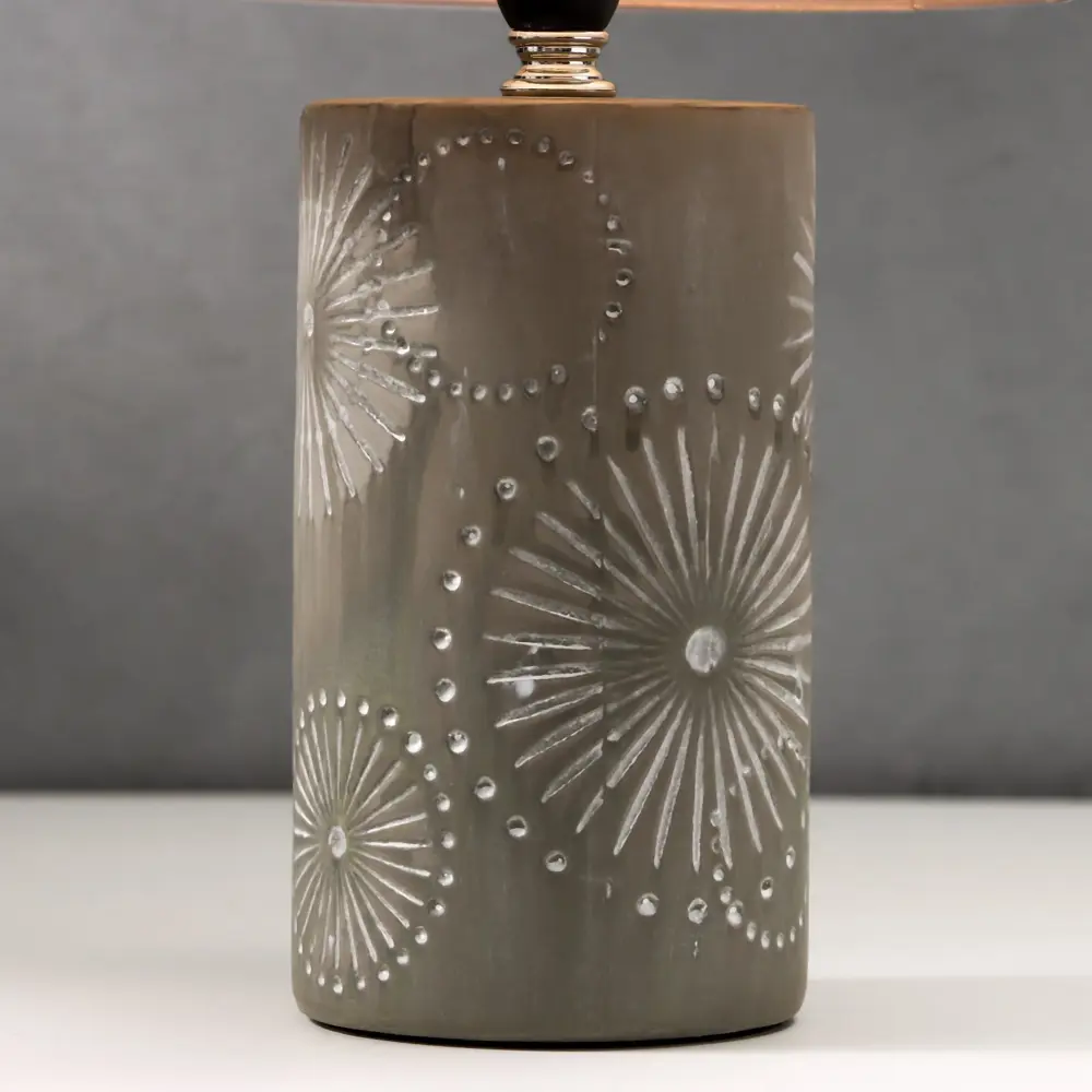 Фото 5 Настольная лампа RISALUX 6300859 16624 F761TT-1614 цвет серый