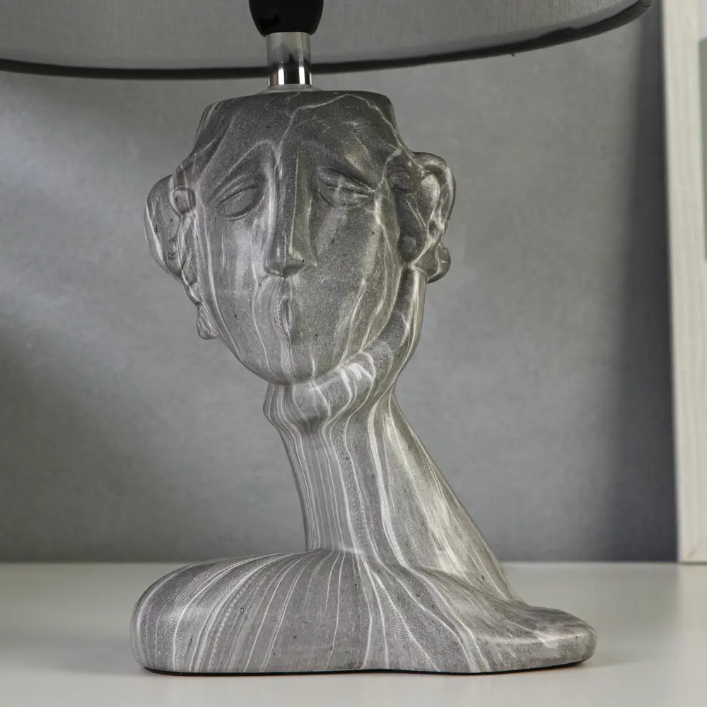 Фото 4 Настольная лампа RISALUX 5040851 21163 F761TT-939 цвет серый