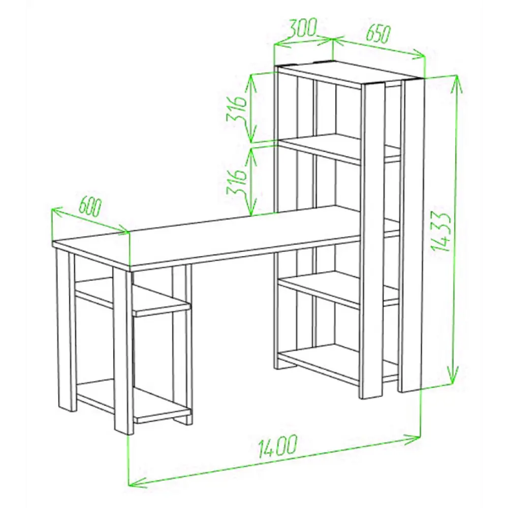 Фото 2 Компьютерный стол Мэрдэс СТН-145/140 БЕ 140x145x65 см ЛДСП цвет белый жемчуг Фото 2 Компьютерный стол Мэрдэс СТН-145/140 БЕ 140x145x65 см ЛДСП цвет белый жемчуг
