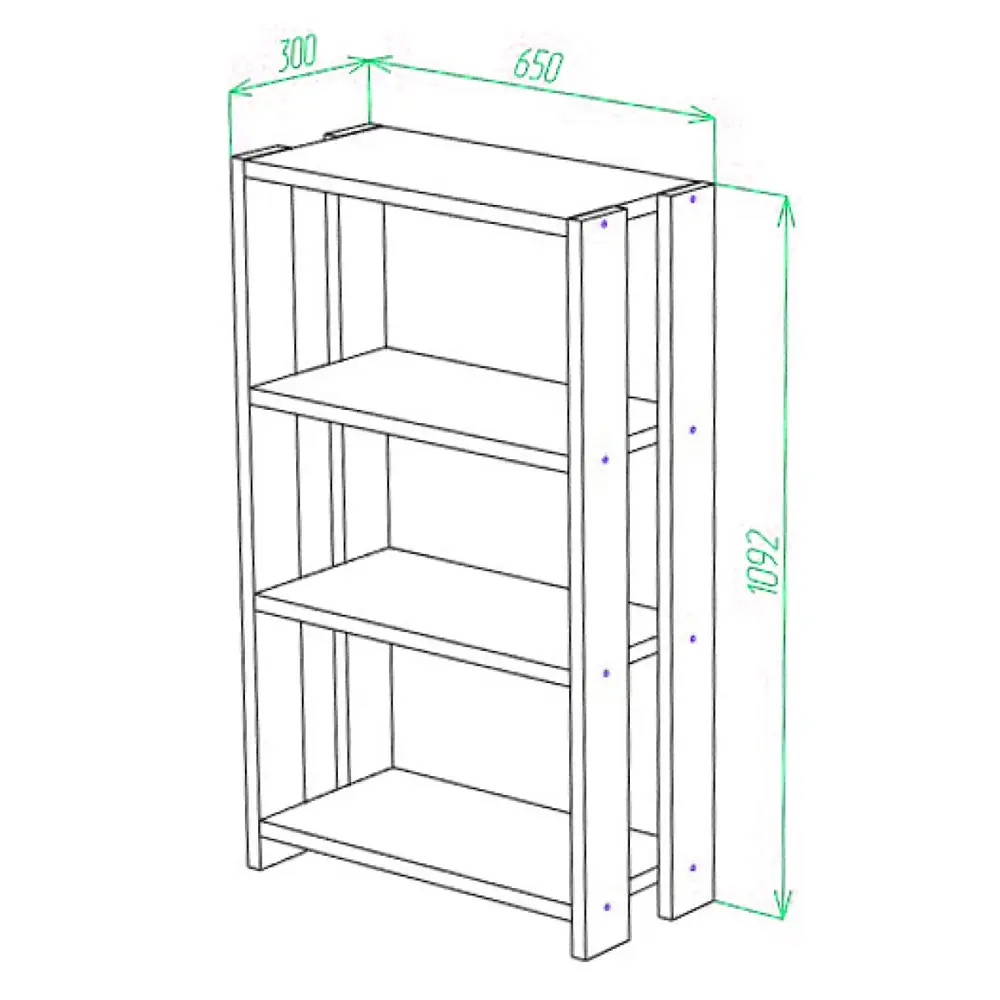 Фото 2 Стеллаж Мэрдэс СТЛН-110 Н 65x110x30 см нагрузка на полку 40 кг ЛДСП цвет серый дуб Фото 2 Стеллаж Мэрдэс СТЛН-110 Н 65x110x30 см нагрузка на полку 40 кг ЛДСП цвет серый дуб