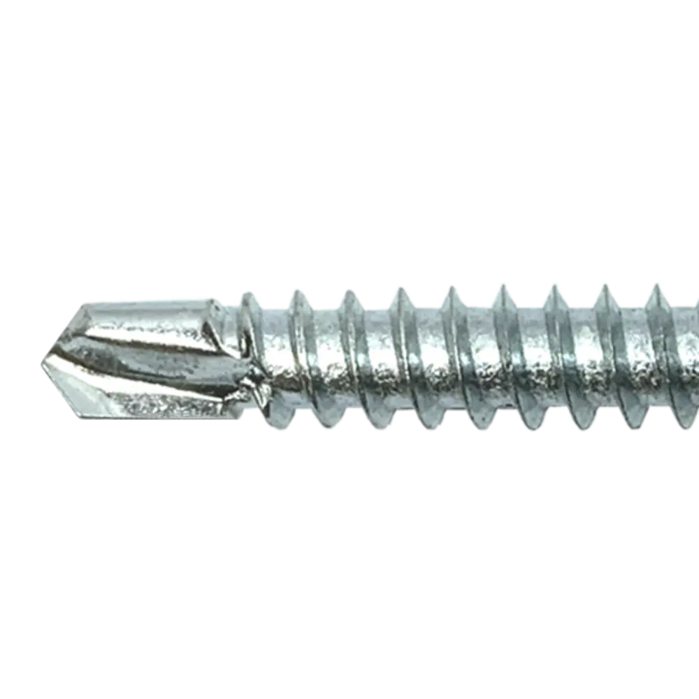 Фото 2 Саморезы по металлу с пресс-шайбой со сверлом оцинкованные 4.2x51 с буром 100 шт Фото 2 Саморезы по металлу с пресс-шайбой со сверлом оцинкованные 4.2x51 с буром 100 шт