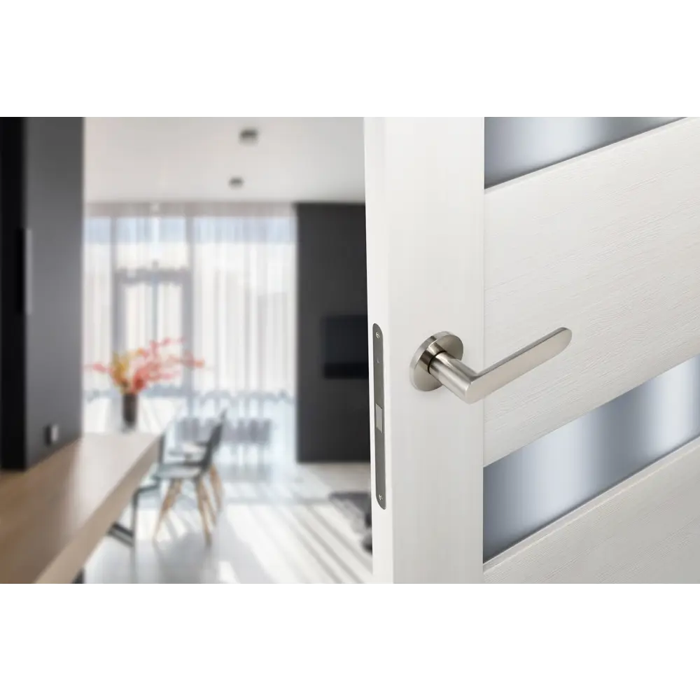 Фото 6 Дверные ручки Edson EDS-110H-R2, цвет никель Фото 6 Дверные ручки Edson EDS-110H-R2, цвет никель