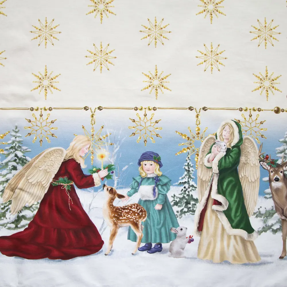 Фото 5 Набор столовый «Christmas time« скатерть 150x220см салф.40x40см-12шт, хл100% Фото 5 Набор столовый «Christmas time« скатерть 150x220см салф.40x40см-12шт, хл100%