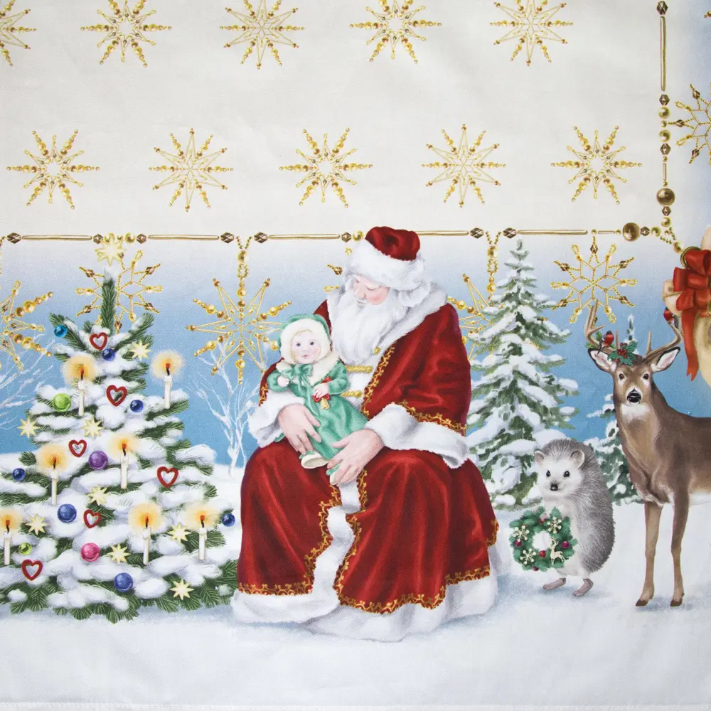 Фото 6 Набор столовый «Christmas time« скатерть 150x220см салф.40x40см-12шт, хл100% Фото 6 Набор столовый «Christmas time« скатерть 150x220см салф.40x40см-12шт, хл100%