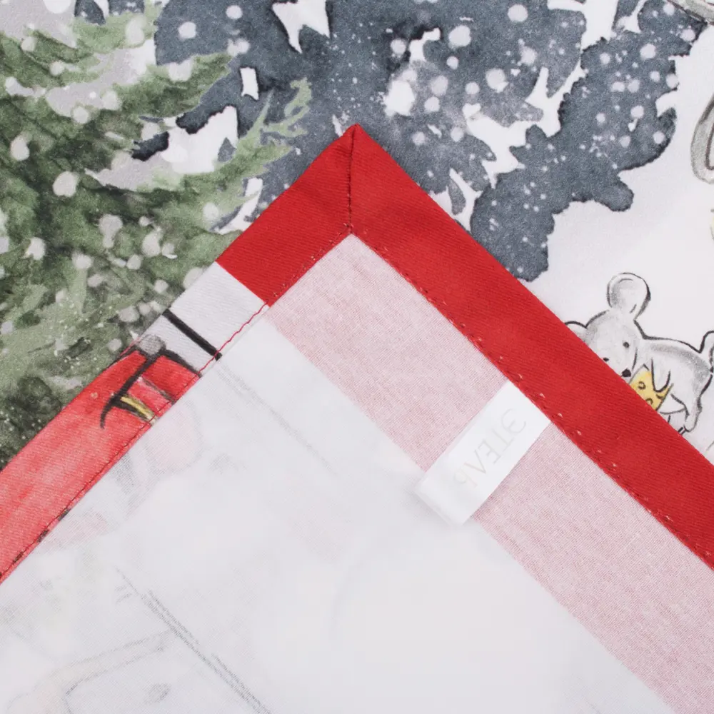 Фото 5 Скатерть "Этель" Праздник в лесу 147x110 см 100% хлопок саржа 190гр/м2