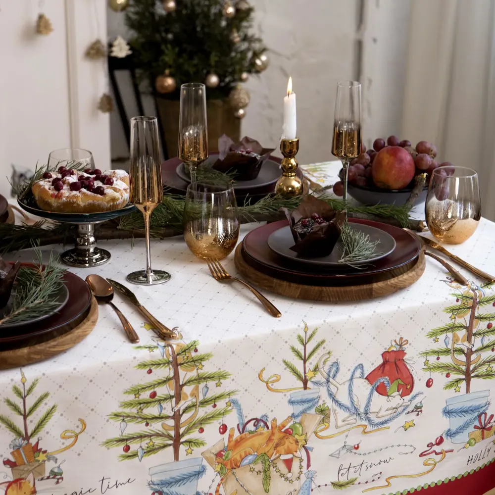 Фото 6 Скатерть "Этель" Catmas 149x110см 100% хлопок 190г/м2 Фото 6 Скатерть "Этель" Catmas 149x110см 100% хлопок 190г/м2