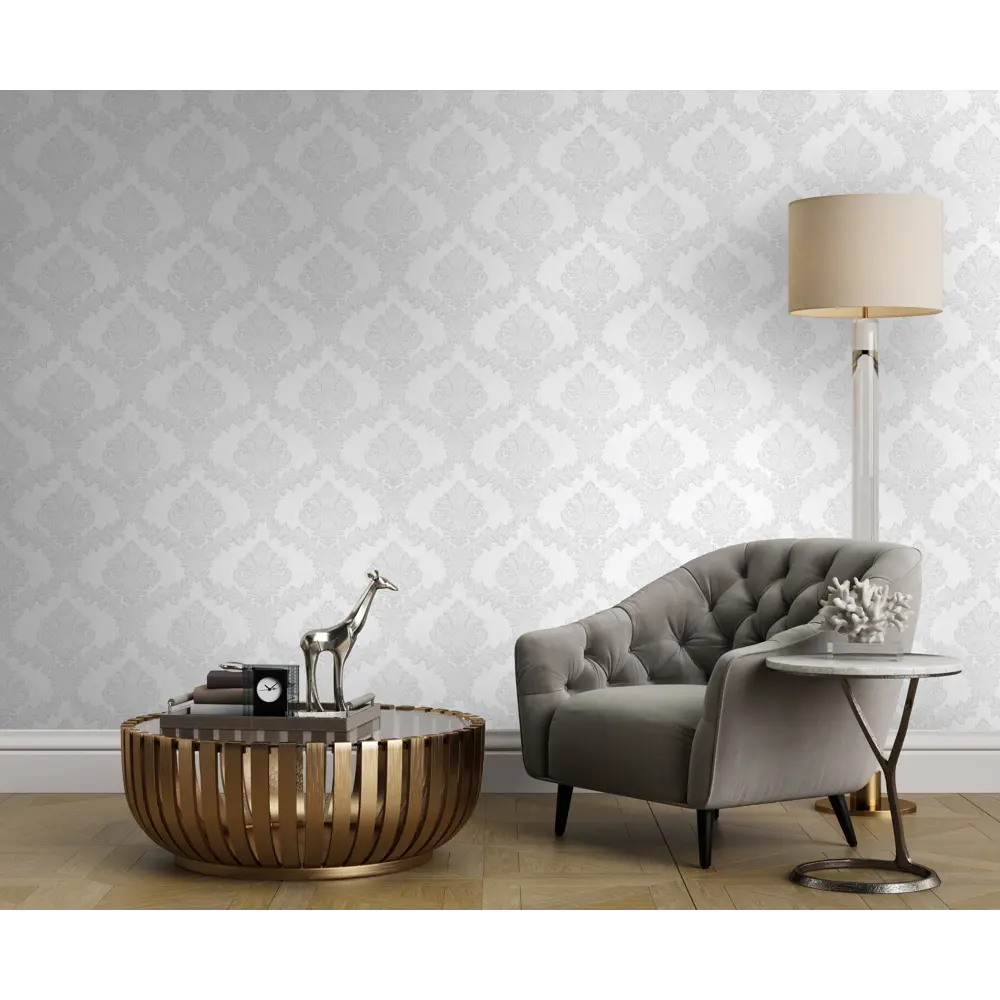 Фото 4 Обои флизелиновые WallSecret Shopen белые 1.06 м 8664-20 Фото 4 Обои флизелиновые WallSecret Shopen белые 1.06 м 8664-20