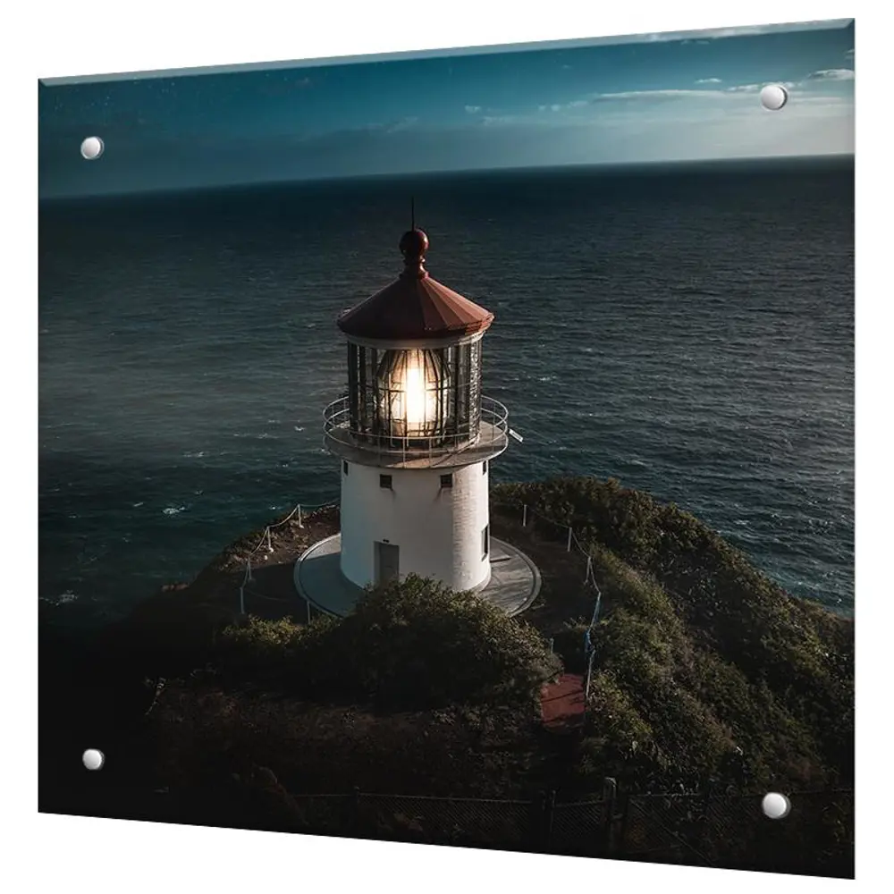 Фото Защитный экран Borntoprint Маяк 60x60x0.4 см закаленное стекло цвет прозрачный Фото Защитный экран Borntoprint Маяк 60x60x0.4 см закаленное стекло цвет прозрачный
