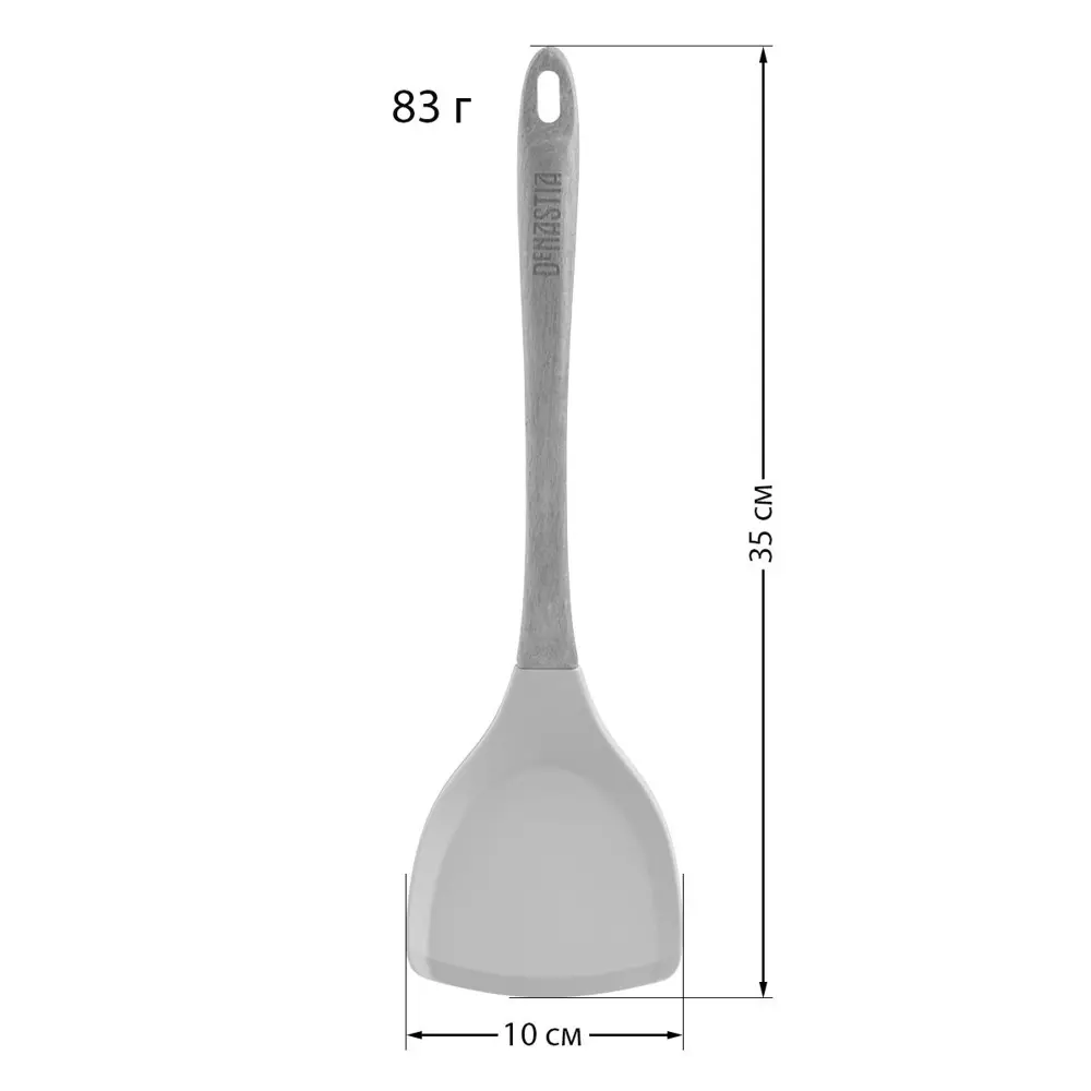 Фото 3 Лопатка Deнастия силикон цвет серый A000165 Фото 3 Лопатка Deнастия силикон цвет серый A000165
