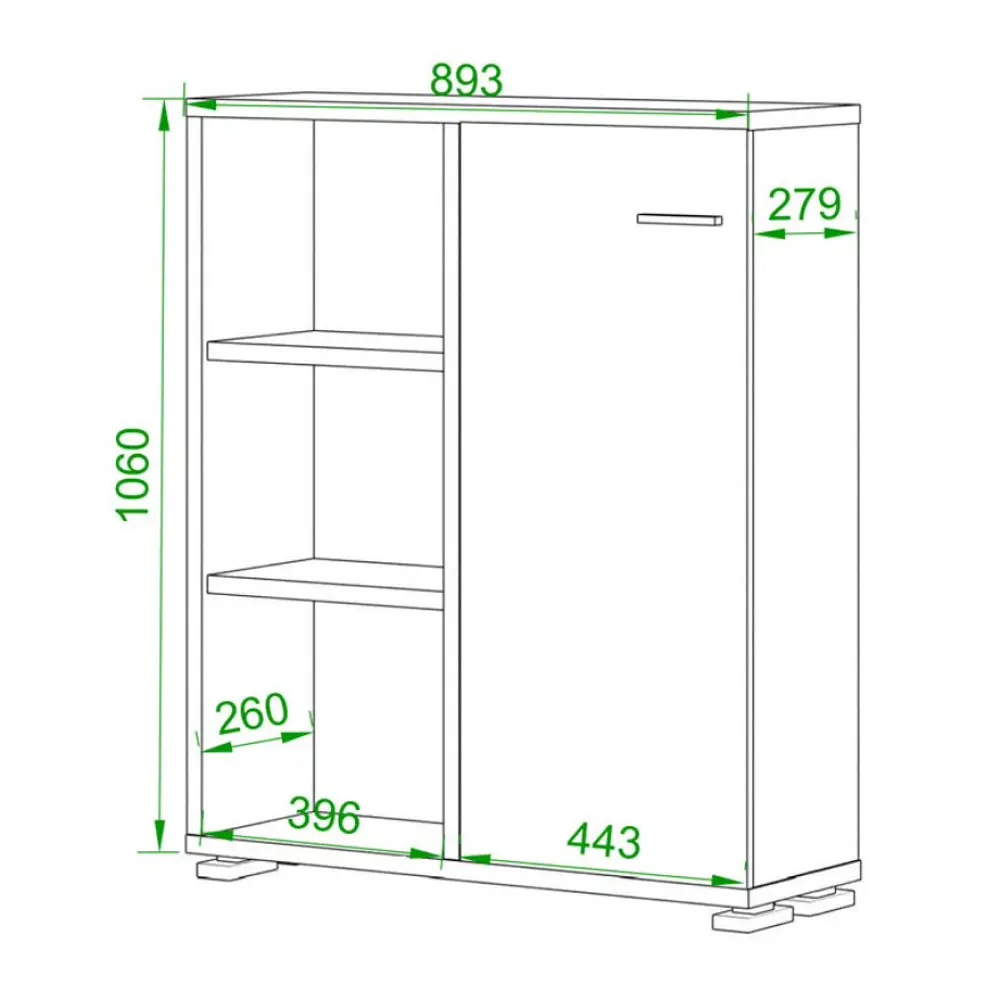 Фото 2 Полка Мэрдэс ПУ-50-2 В 89.4x109.6x30 см ЛДСП цвет венге нагрузка на полку до 40 кг