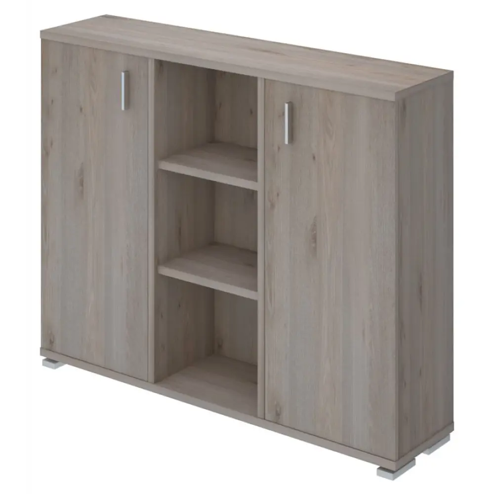 Фото Полка Мэрдэс ПУ-60-3 Н 134x109.6x30 см ЛДСП цвет серый дуб нагрузка на полку до 40 кг