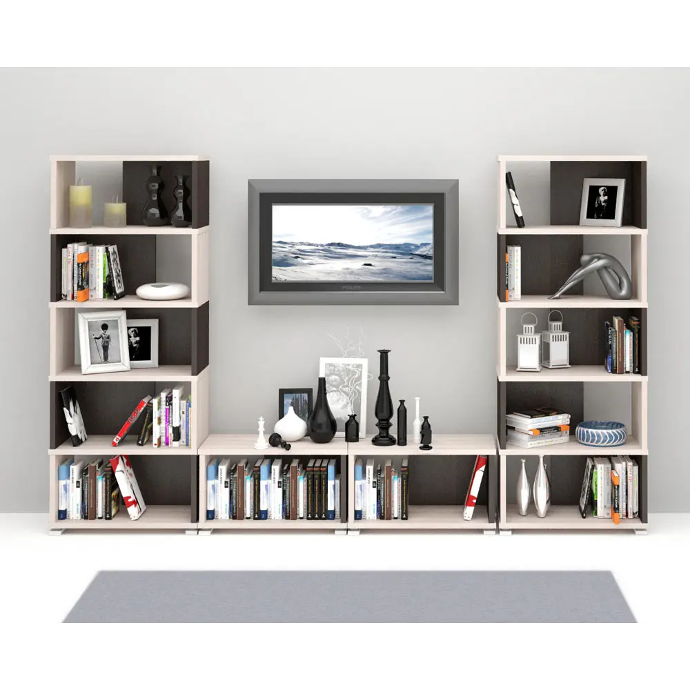 Фото 5 Стеллаж Мэрдэ СБ-10/1 БЕ с 70x40.5x30 см ЛДСП цвет белый жемчуг нагрузка на полку до 40 кг Фото 5 Стеллаж Мэрдэ СБ-10/1 БЕ с 70x40.5x30 см ЛДСП цвет белый жемчуг нагрузка на полку до 40 кг