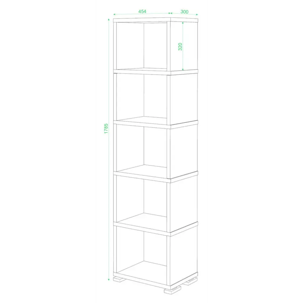 Фото 2 Стеллаж Мэрдэ СБ-15/5 БЕ с 45.2x178.5x30 см ЛДСП цвет белый жемчуг нагрузка на полку до 40 кг Фото 2 Стеллаж Мэрдэ СБ-15/5 БЕ с 45.2x178.5x30 см ЛДСП цвет белый жемчуг нагрузка на полку до 40 кг
