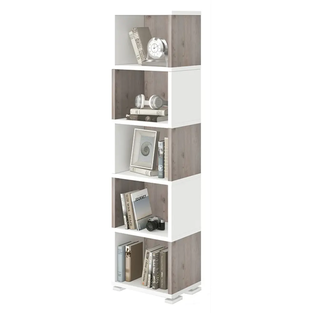 Фото 4 Стеллаж Мэрдэ СБ-15/5 Ш-Ч с 45.2x178.5x30 см ЛДСП цвет коричневый нагрузка на полку до 40 кг Фото 4 Стеллаж Мэрдэ СБ-15/5 Ш-Ч с 45.2x178.5x30 см ЛДСП цвет коричневый нагрузка на полку до 40 кг