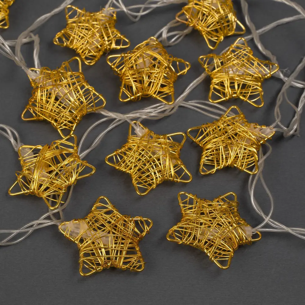 Фото 3 Электрогирлянда комнатная Luazon lighting 2388672 нить 4 м 20 ламп бесцветный 8 режимов работы