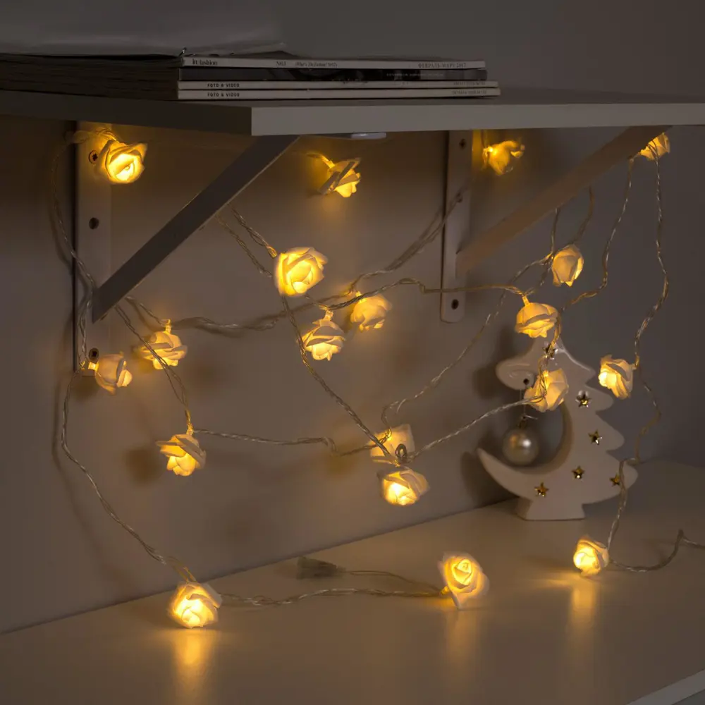 Фото 4 Электрогирлянда комнатная Luazon lighting 3612367 нить 5 м 20 ламп бесцветный 1 режим работы Фото 4 Электрогирлянда комнатная Luazon lighting 3612367 нить 5 м 20 ламп бесцветный 1 режим работы