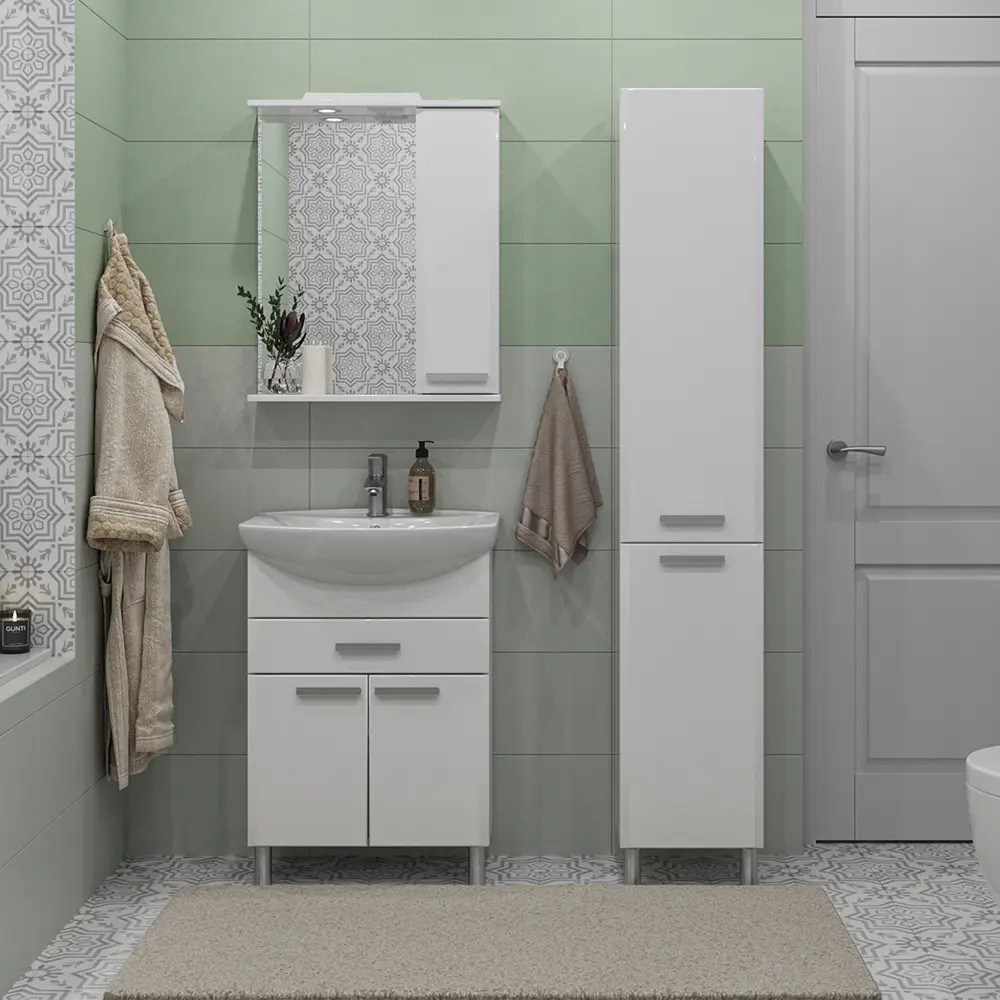 Фото 5 Тумба под раковину напольная SanStar Аура 60 56см Фото 5 Тумба под раковину напольная SanStar Аура 60 56см