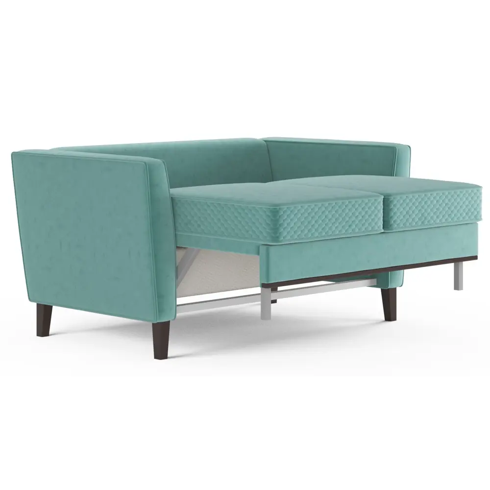 Фото 4 Диван Лион Неаполь 170x96x97 см велюр цвет бирюзовый Фото 4 Диван Лион Неаполь 170x96x97 см велюр цвет бирюзовый