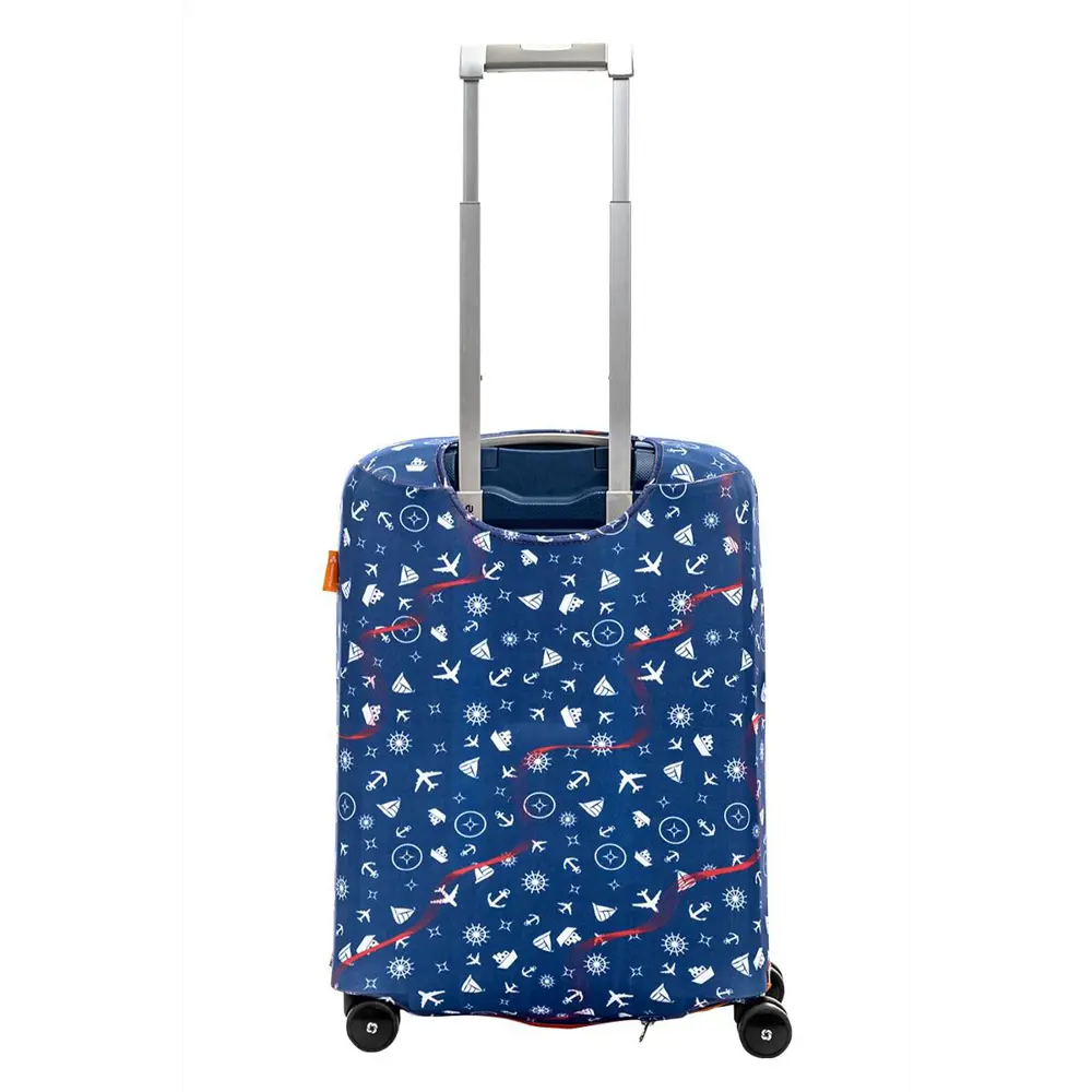 Фото 4 Чехол для чемодана S Routemark Trav 40x55 см цвет синий Фото 4 Чехол для чемодана S Routemark Trav 40x55 см цвет синий