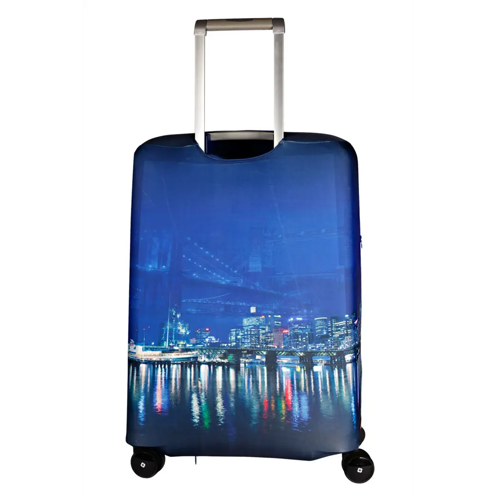 Фото 4 Чехол для чемодана M/L Routemark VoaII 46x72 см цвет синий Фото 4 Чехол для чемодана M/L Routemark VoaII 46x72 см цвет синий