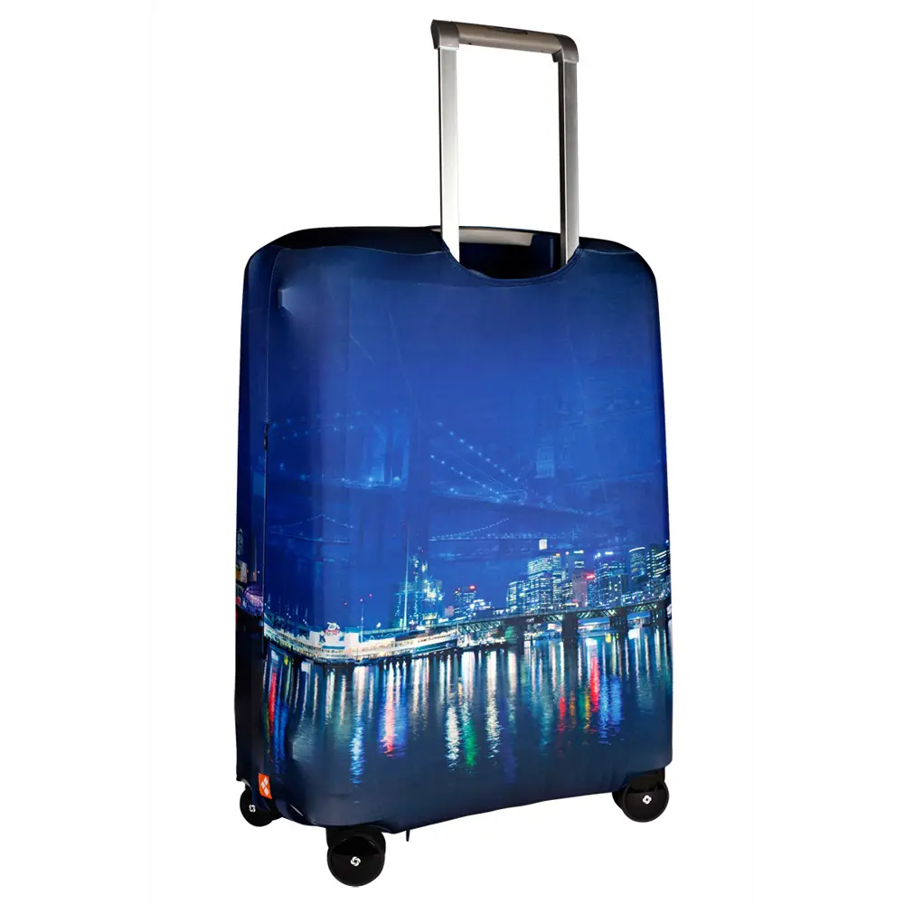 Фото 5 Чехол для чемодана M/L Routemark VoaII 46x72 см цвет синий Фото 5 Чехол для чемодана M/L Routemark VoaII 46x72 см цвет синий
