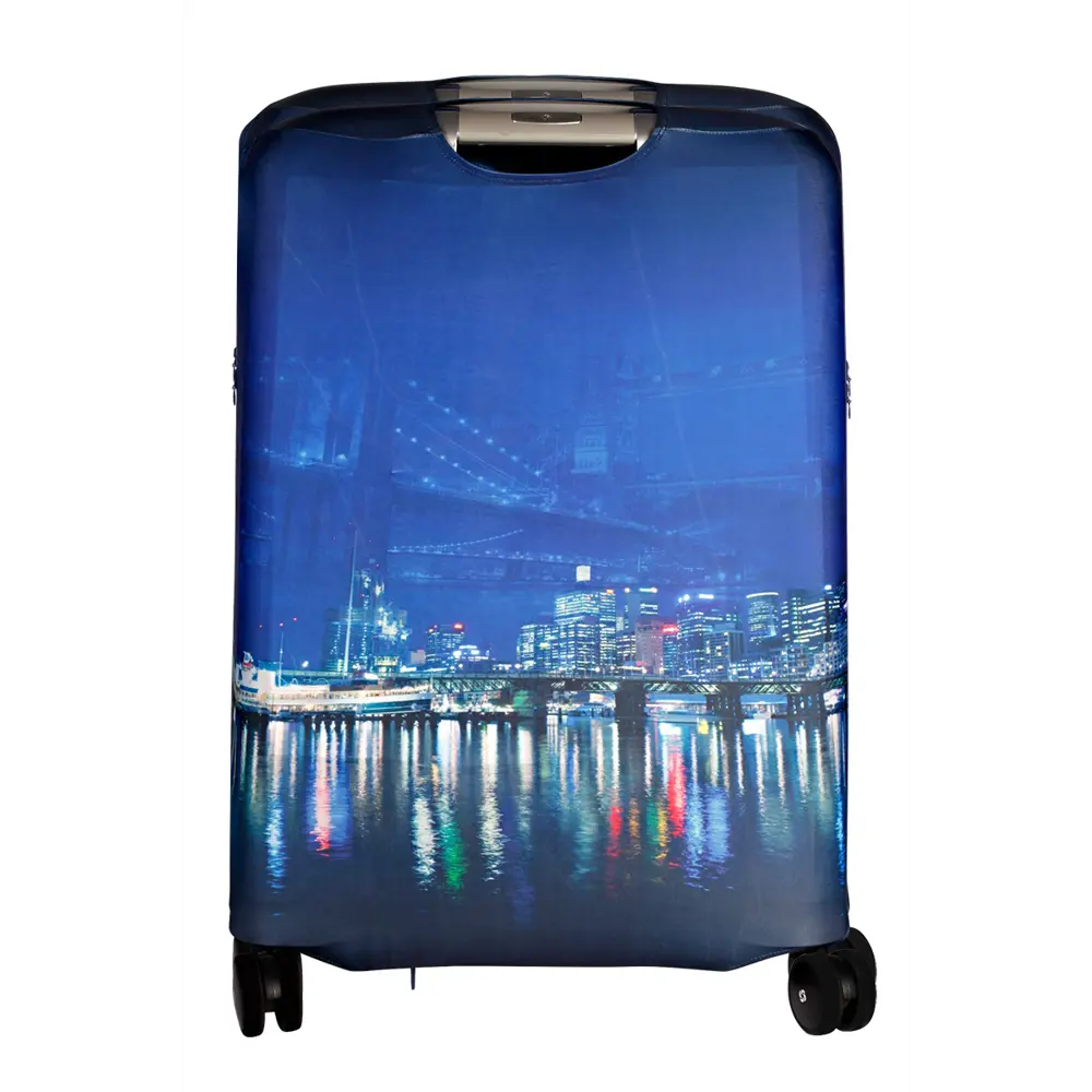 Фото 7 Чехол для чемодана M/L Routemark VoaII 46x72 см цвет синий Фото 7 Чехол для чемодана M/L Routemark VoaII 46x72 см цвет синий