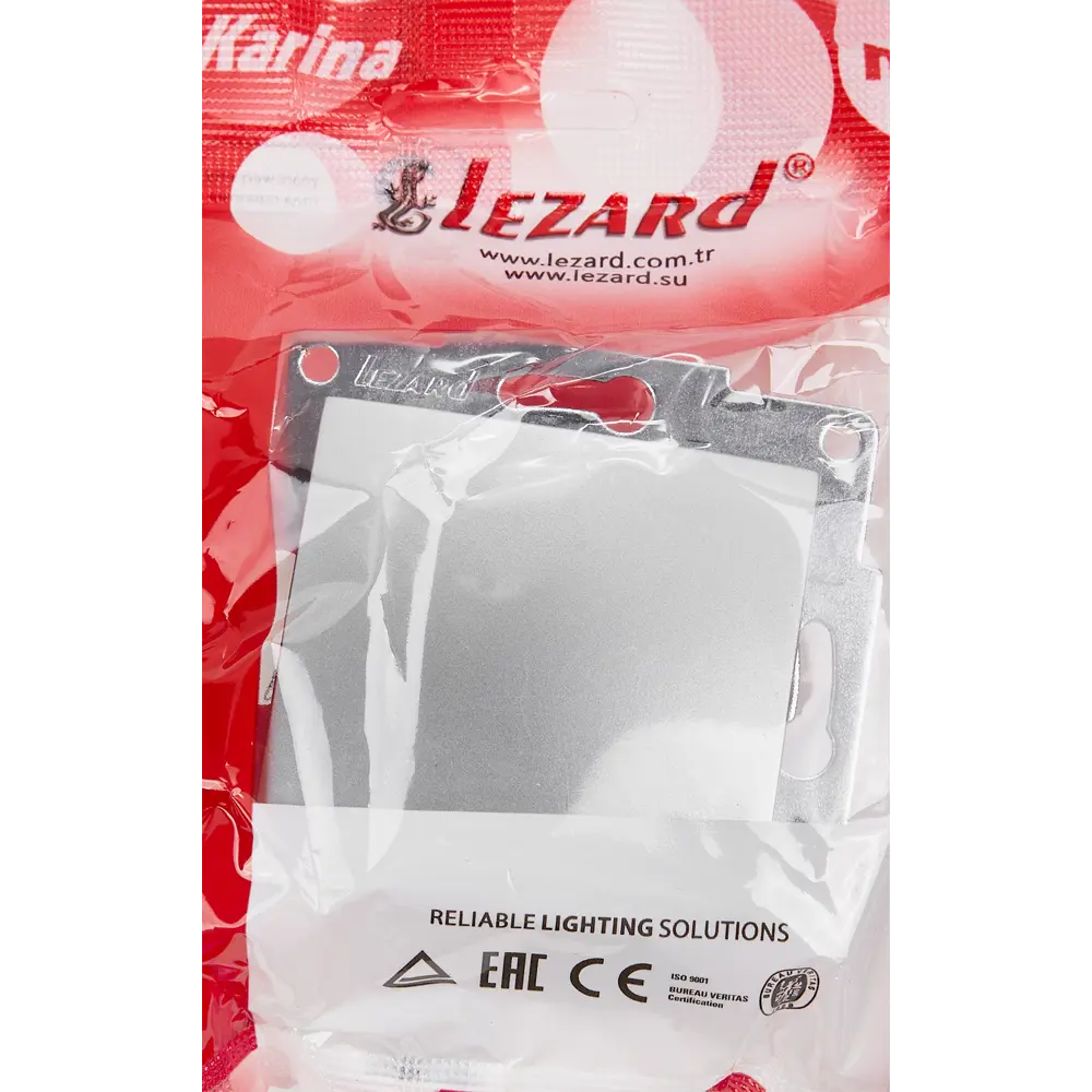 Фото 7 Выключатель Lezard Karina цвет матовый серый