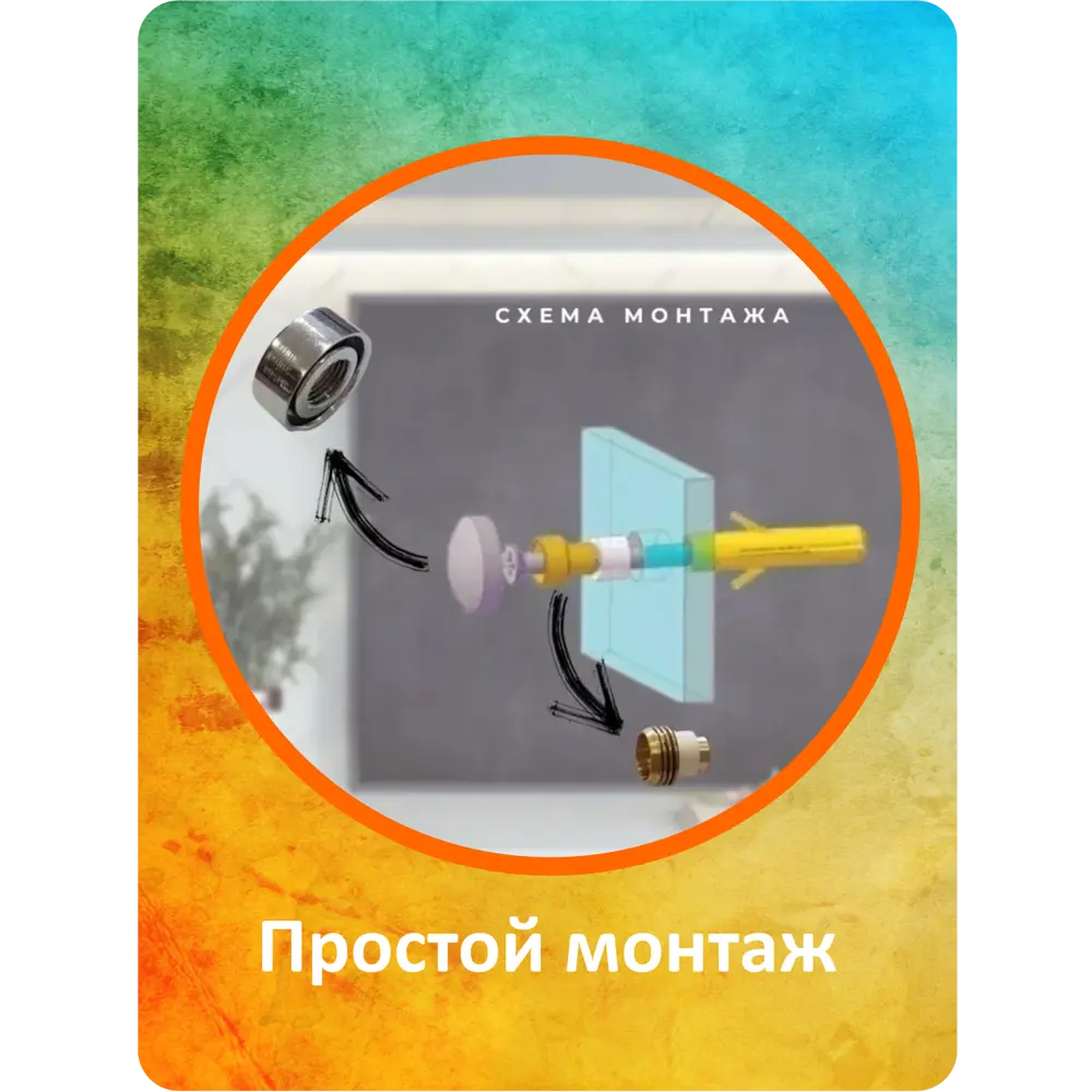 Фото 4 Защитный экран Borntoprint Абстракция на дереве 60x60x0.4 см закаленное стекло цвет кофе Фото 4 Защитный экран Borntoprint Абстракция на дереве 60x60x0.4 см закаленное стекло цвет кофе