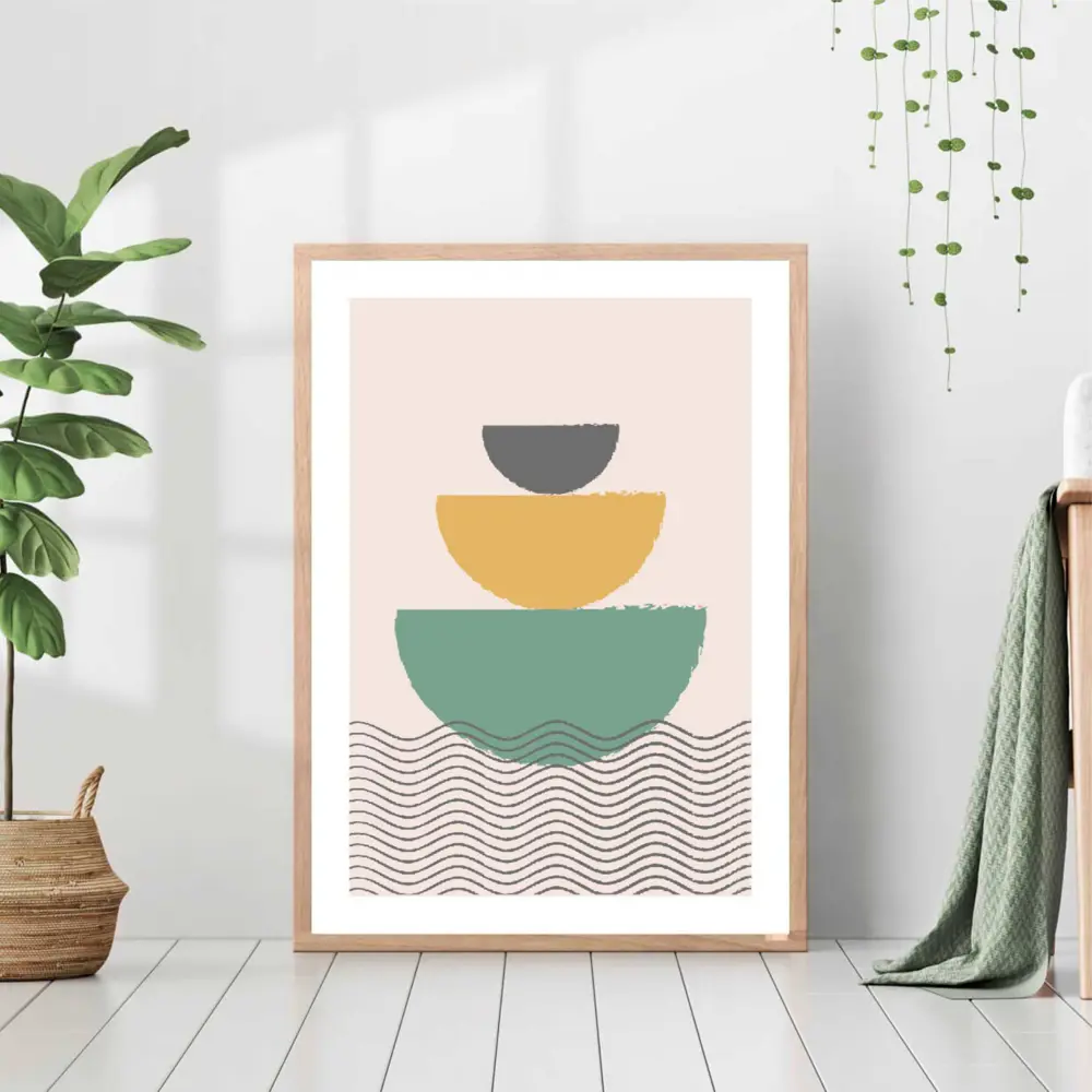 Фото Постер 28 картин "Абстракция полукруг" 50x40 см, в подарочном тубусе без рамы Фото Постер 28 картин "Абстракция полукруг" 50x40 см, в подарочном тубусе без рамы