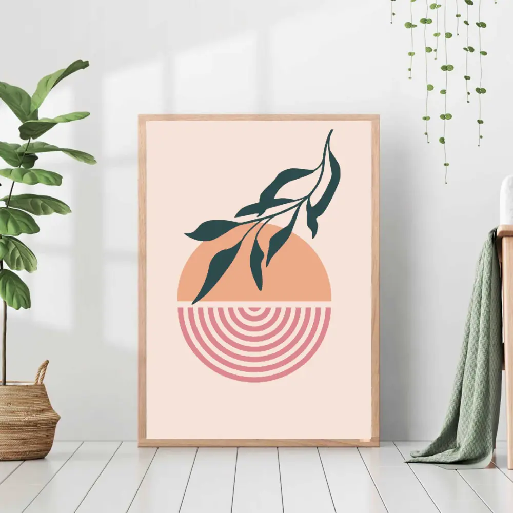 Фото Постер 28 картин "Абстракция ветка на закате" 70x50 см, в подарочном тубусе без рамы Фото Постер 28 картин "Абстракция ветка на закате" 70x50 см, в подарочном тубусе без рамы