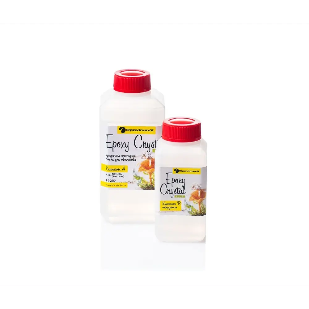 Фото 2 Ювелирная прозрачная смола Epoxy Crystal Plus 345 г EpoximaxX Фото 2 Ювелирная прозрачная смола Epoxy Crystal Plus 345 г EpoximaxX