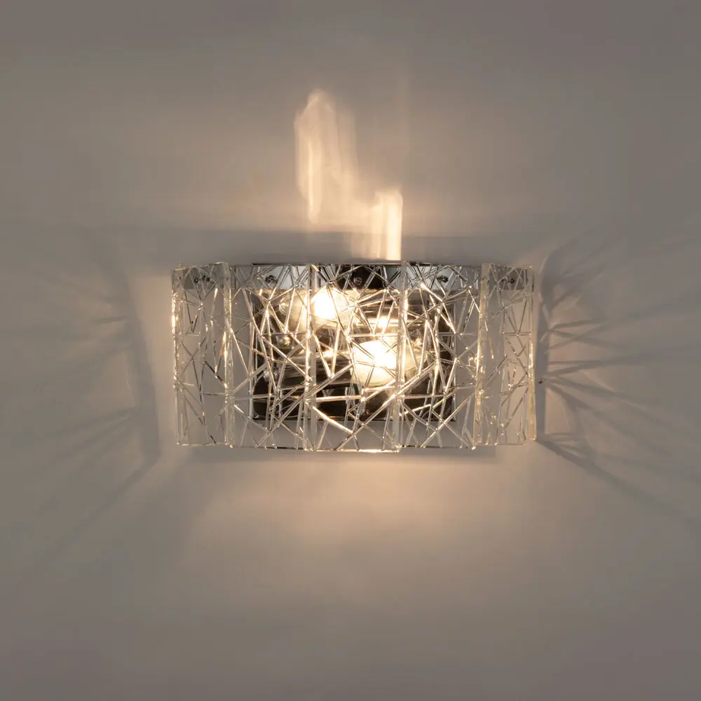 Фото 2 Настенный светильник ARTE LAMP A1222AP-2CC цвет прозрачный Фото 2 Настенный светильник ARTE LAMP A1222AP-2CC цвет прозрачный