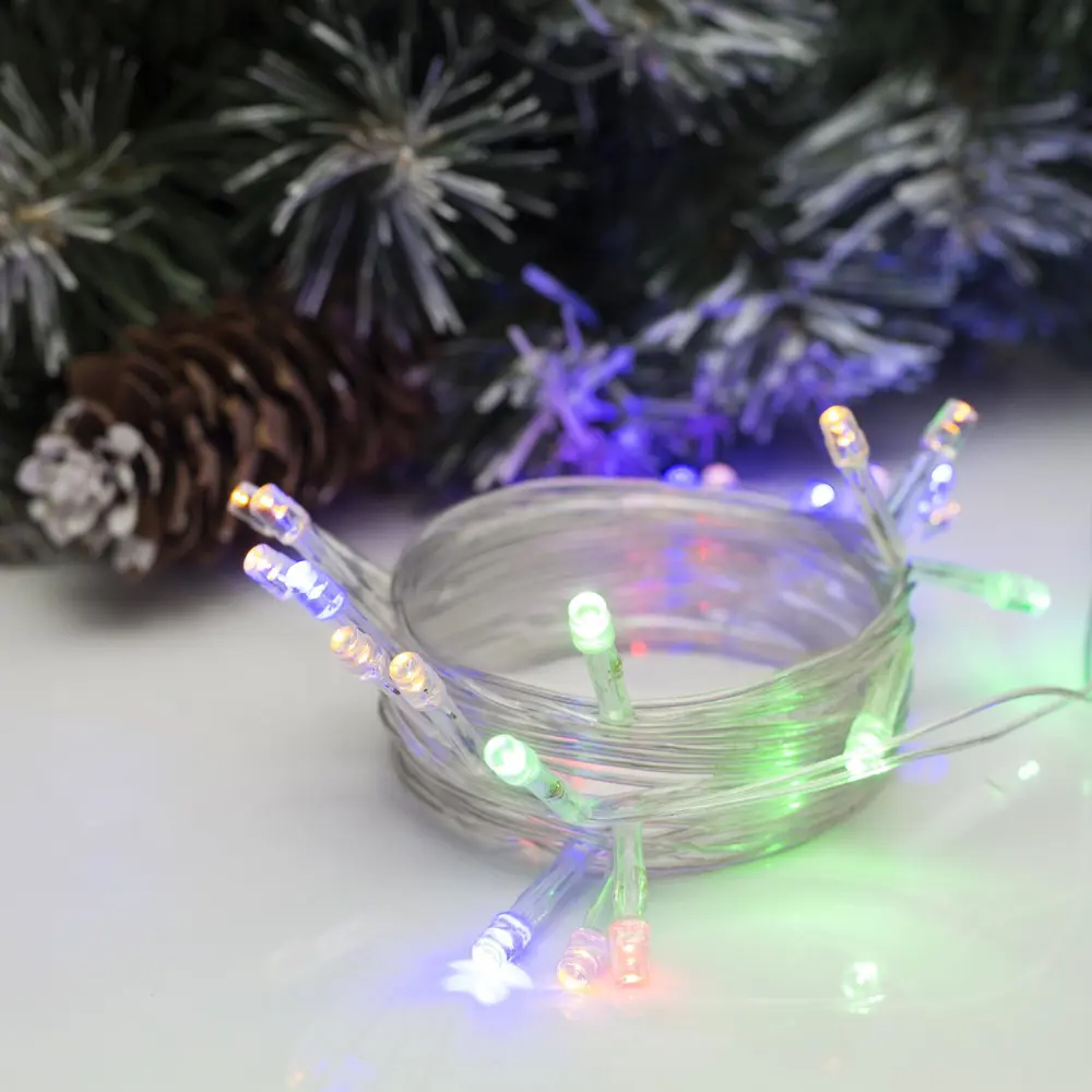 Фото Электрогирлянда комнатная Luazon lighting 2361592 нить 2.5 м 25 ламп бесцветный 1 режим работы Фото Электрогирлянда комнатная Luazon lighting 2361592 нить 2.5 м 25 ламп бесцветный 1 режим работы