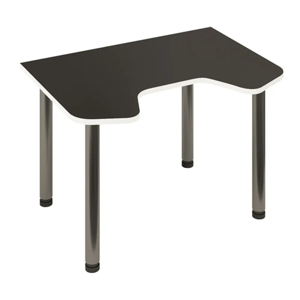 Фото Компьютерный стол Мэрдэс СКЛ-Игр120МО ЧБЕ 120x77x90 см ЛДСП цвет черный,белый жемчуг Фото Компьютерный стол Мэрдэс СКЛ-Игр120МО ЧБЕ 120x77x90 см ЛДСП цвет черный,белый жемчуг