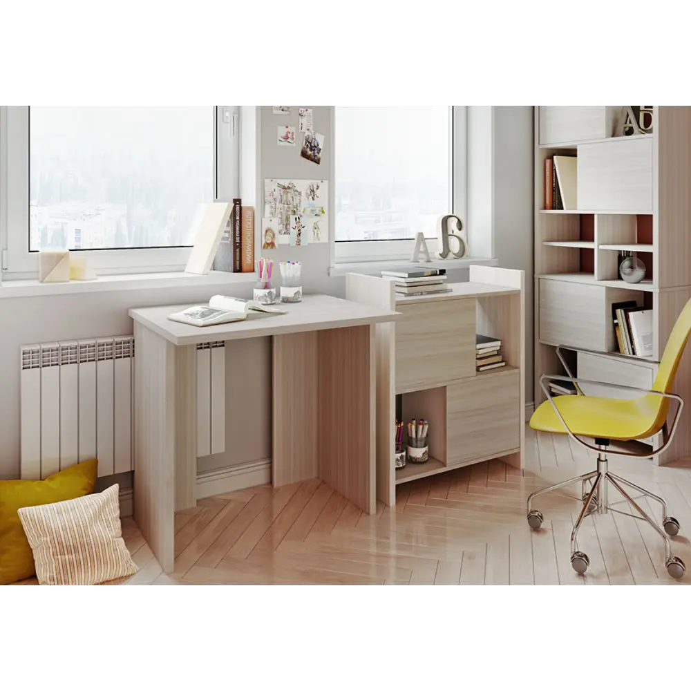 Фото 7 Стеллаж Мэрдэс СТЛ-ЗВx ШК-Ч 70x178.50x32 см нагрузка до 40 кг ЛДСП цвет коричневый,бежево-белый Фото 7 Стеллаж Мэрдэс СТЛ-ЗВx ШК-Ч 70x178.50x32 см нагрузка до 40 кг ЛДСП цвет коричневый,бежево-белый