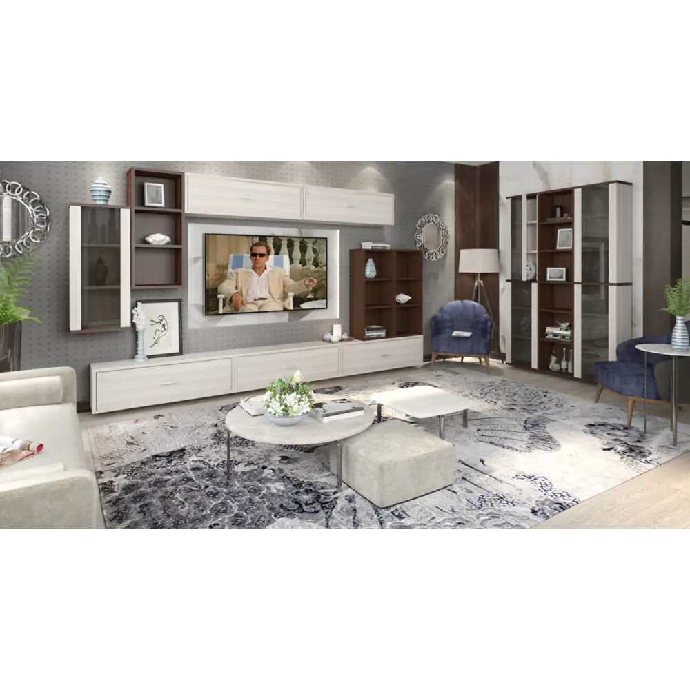 Фото 5 Полка Мэрдэс ПУ-40-3-ФС Ш-Ч 134x213.10x30 см нагрузка до 40 кг ЛДСП цвет коричневый Фото 5 Полка Мэрдэс ПУ-40-3-ФС Ш-Ч 134x213.10x30 см нагрузка до 40 кг ЛДСП цвет коричневый