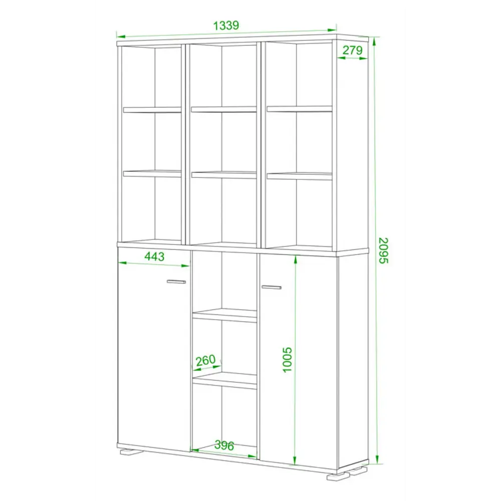 Фото 2 Полка Мэрдэс ПУ-40-6-ФС Ш-Ч 134x213.10x30 см нагрузка до 40 кг ЛДСП цвет коричневый Фото 2 Полка Мэрдэс ПУ-40-6-ФС Ш-Ч 134x213.10x30 см нагрузка до 40 кг ЛДСП цвет коричневый