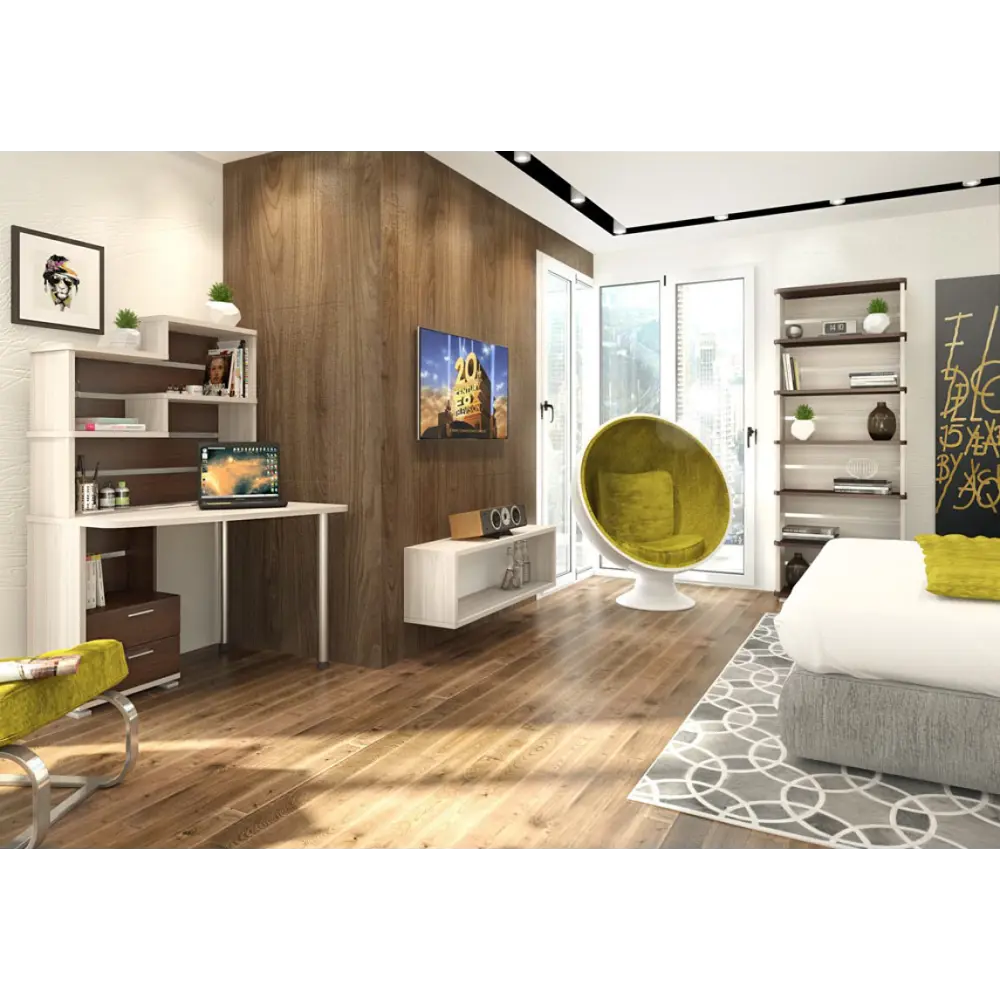 Фото 7 Стеллаж Мэрдэс СБ-25/6 К 80x213x33 см нагрузка до 40 кг ЛДСП цвет бежево-белый Фото 7 Стеллаж Мэрдэс СБ-25/6 К 80x213x33 см нагрузка до 40 кг ЛДСП цвет бежево-белый