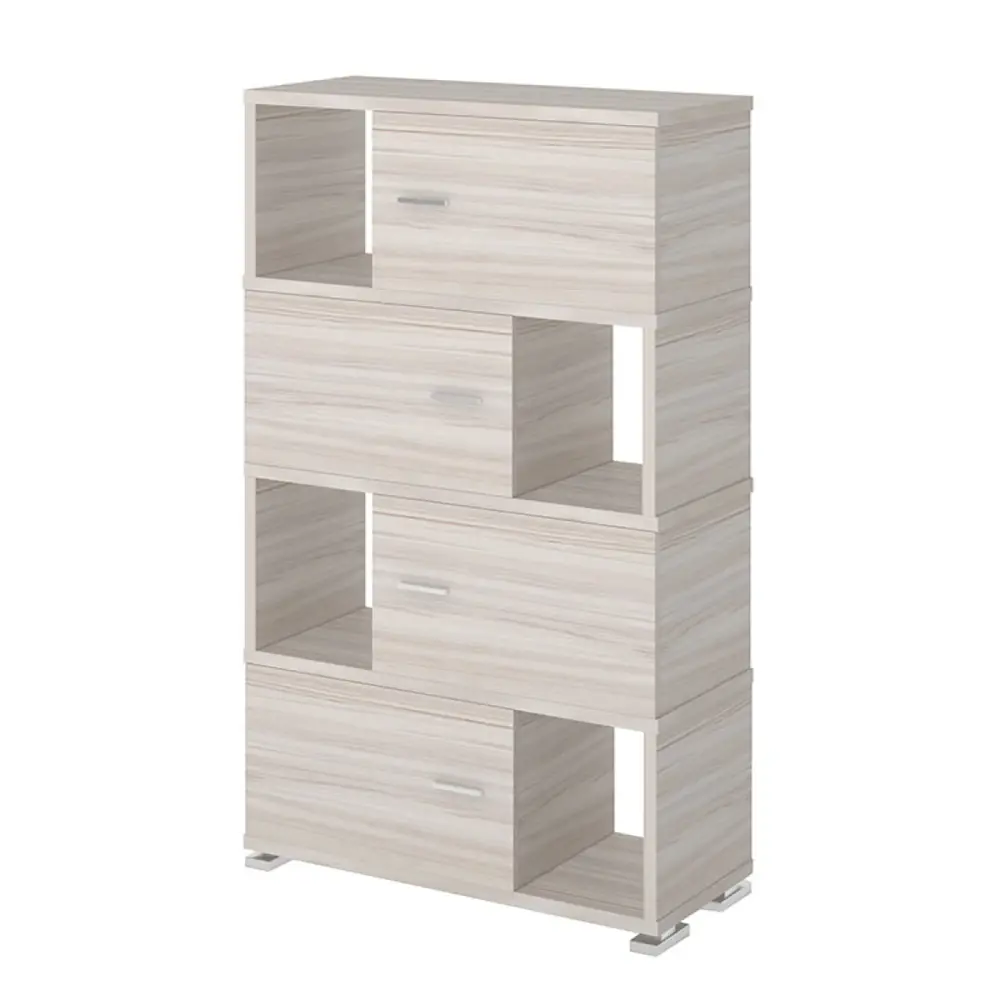 Фото Стеллаж Мэрдэс СБ-30/4 К 89x144x36 см нагрузка до 40 кг ЛДСП цвет бежево-белый