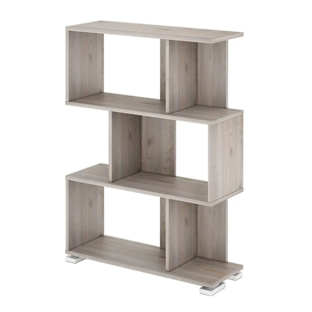 Фото Стеллаж Мэрдэс СЛ-5-3 Н 75x106x28 см нагрузка до 40 кг ЛДСП цвет серый дуб Фото Стеллаж Мэрдэс СЛ-5-3 Н 75x106x28 см нагрузка до 40 кг ЛДСП цвет серый дуб