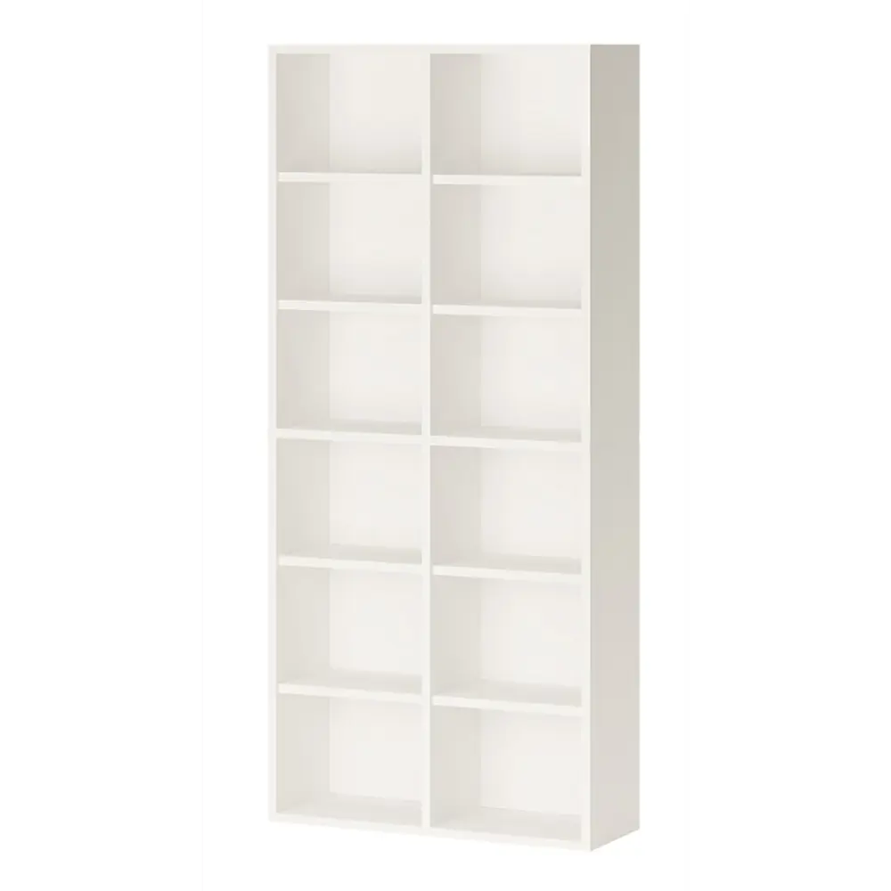 Фото Стеллаж Мэрдэс СУ(ш2в2) БЕ белый 96x216x34 см нагрузка до 40 кг ЛДСП цвет белый жемчуг Фото Стеллаж Мэрдэс СУ(ш2в2) БЕ белый 96x216x34 см нагрузка до 40 кг ЛДСП цвет белый жемчуг