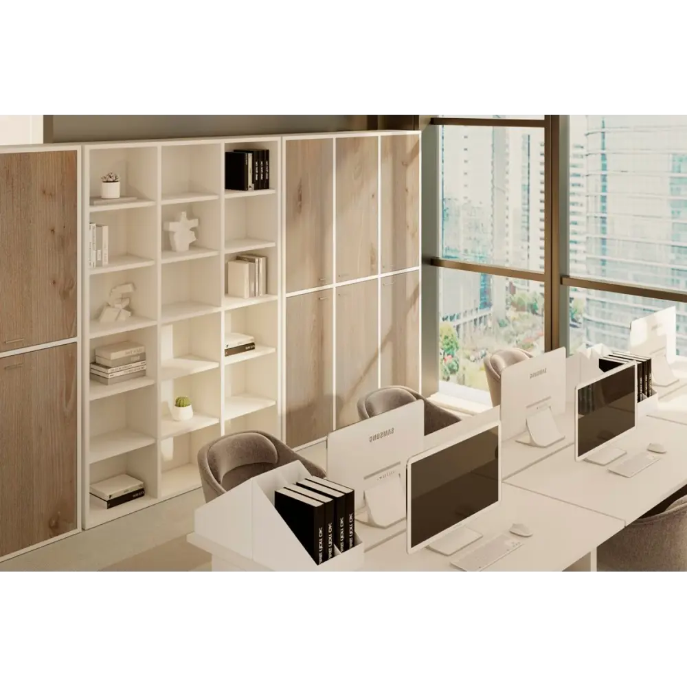 Фото 3 Стеллаж Мэрдэс СУ(ш3в2)+6ФГ Ш шамони-Ч 145x216x34 см нагрузка до 40 кг ЛДСП цвет коричневый Фото 3 Стеллаж Мэрдэс СУ(ш3в2)+6ФГ Ш шамони-Ч 145x216x34 см нагрузка до 40 кг ЛДСП цвет коричневый