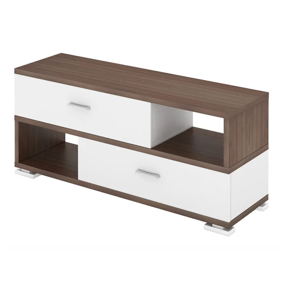 Фото Стеллаж Мэрдэс СБ-40/2 ШБЕ-Ч 120x52x36 см нагрузка до 40 кг ЛДСП цвет коричневый,белый жемчуг Фото Стеллаж Мэрдэс СБ-40/2 ШБЕ-Ч 120x52x36 см нагрузка до 40 кг ЛДСП цвет коричневый,белый жемчуг