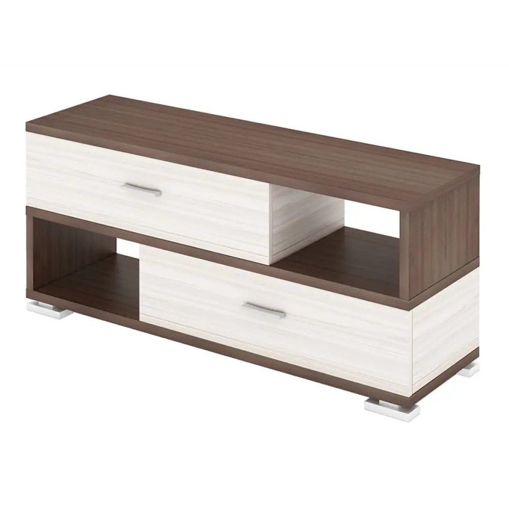 Фото Стеллаж Мэрдэс СБ-40/2 ШК-Ч 120x52x36 см нагрузка до 40 кг ЛДСП цвет коричневый,бежево-белый Фото Стеллаж Мэрдэс СБ-40/2 ШК-Ч 120x52x36 см нагрузка до 40 кг ЛДСП цвет коричневый,бежево-белый