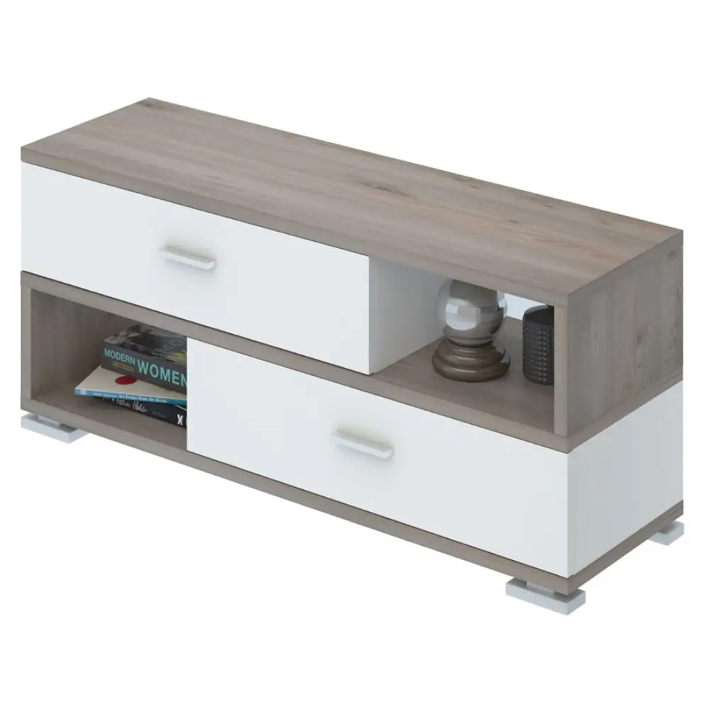 Фото 4 Стеллаж Мэрдэс СБ-40/2 ШК-Ч 120x52x36 см нагрузка до 40 кг ЛДСП цвет коричневый,бежево-белый Фото 4 Стеллаж Мэрдэс СБ-40/2 ШК-Ч 120x52x36 см нагрузка до 40 кг ЛДСП цвет коричневый,бежево-белый