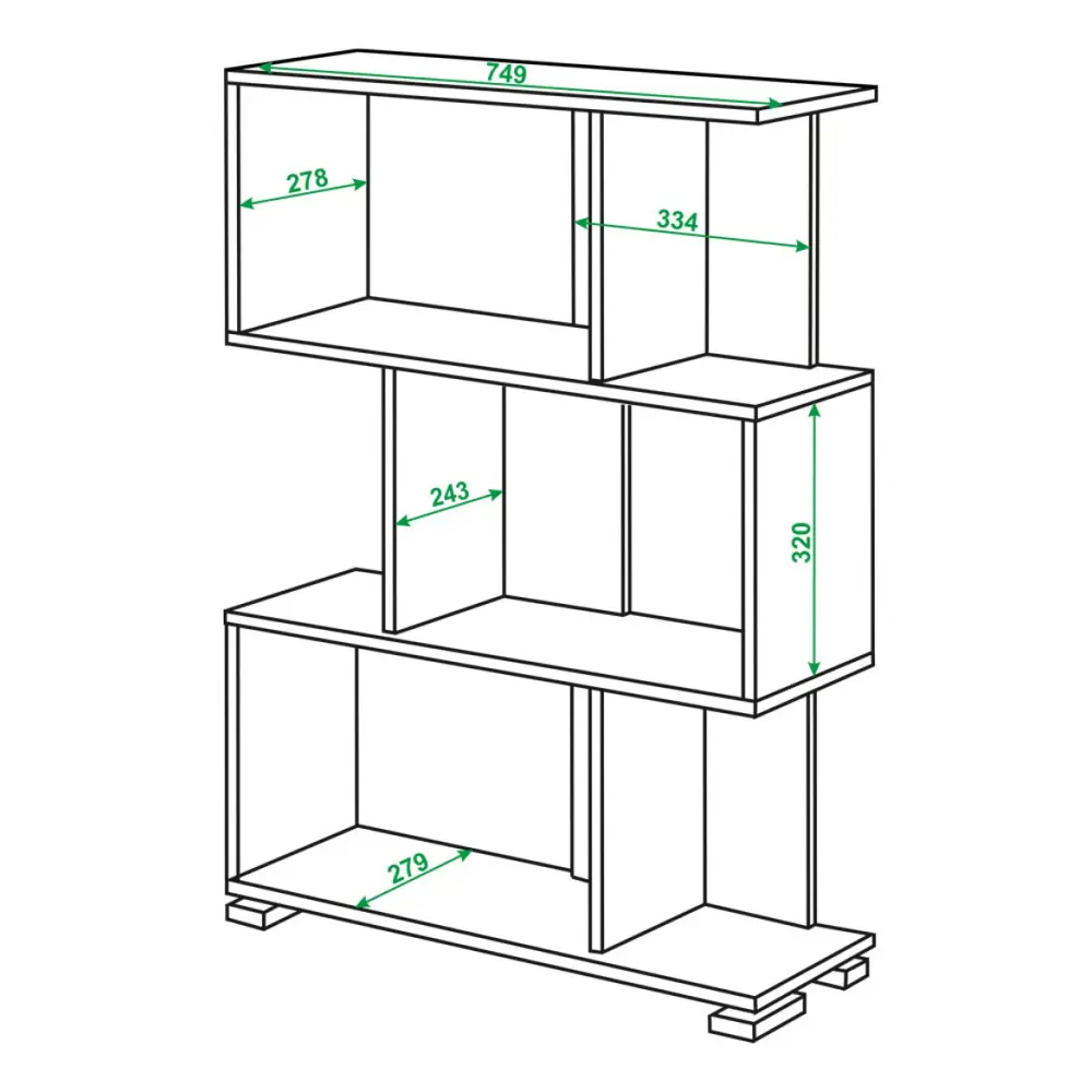 Фото 2 Стеллаж Мэрдэс СЛ-5-3 НСИ 75x106x28 см нагрузка до 40 кг ЛДСП цвет синий,серый дуб