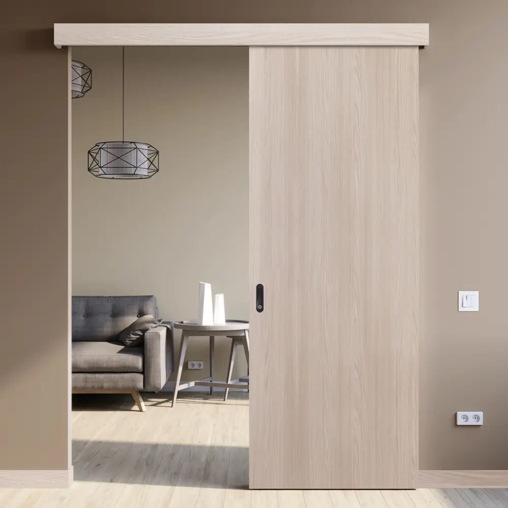 Фото 9 Дверь межкомнатная глухая Мирра 80x200 см Hardflex цвет ясень бора с замком и петлями Фото 9 Дверь межкомнатная глухая Мирра 80x200 см Hardflex цвет ясень бора с замком и петлями