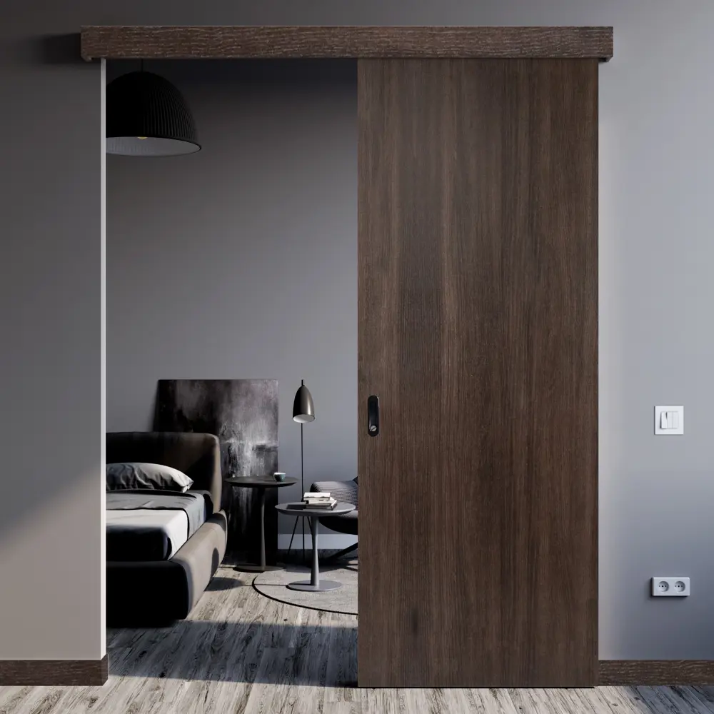 Фото 10 Дверь межкомнатная глухая Мирра 70x200 см Hardflex цвет дуб кастелло с замком и петлями Фото 10 Дверь межкомнатная глухая Мирра 70x200 см Hardflex цвет дуб кастелло с замком и петлями