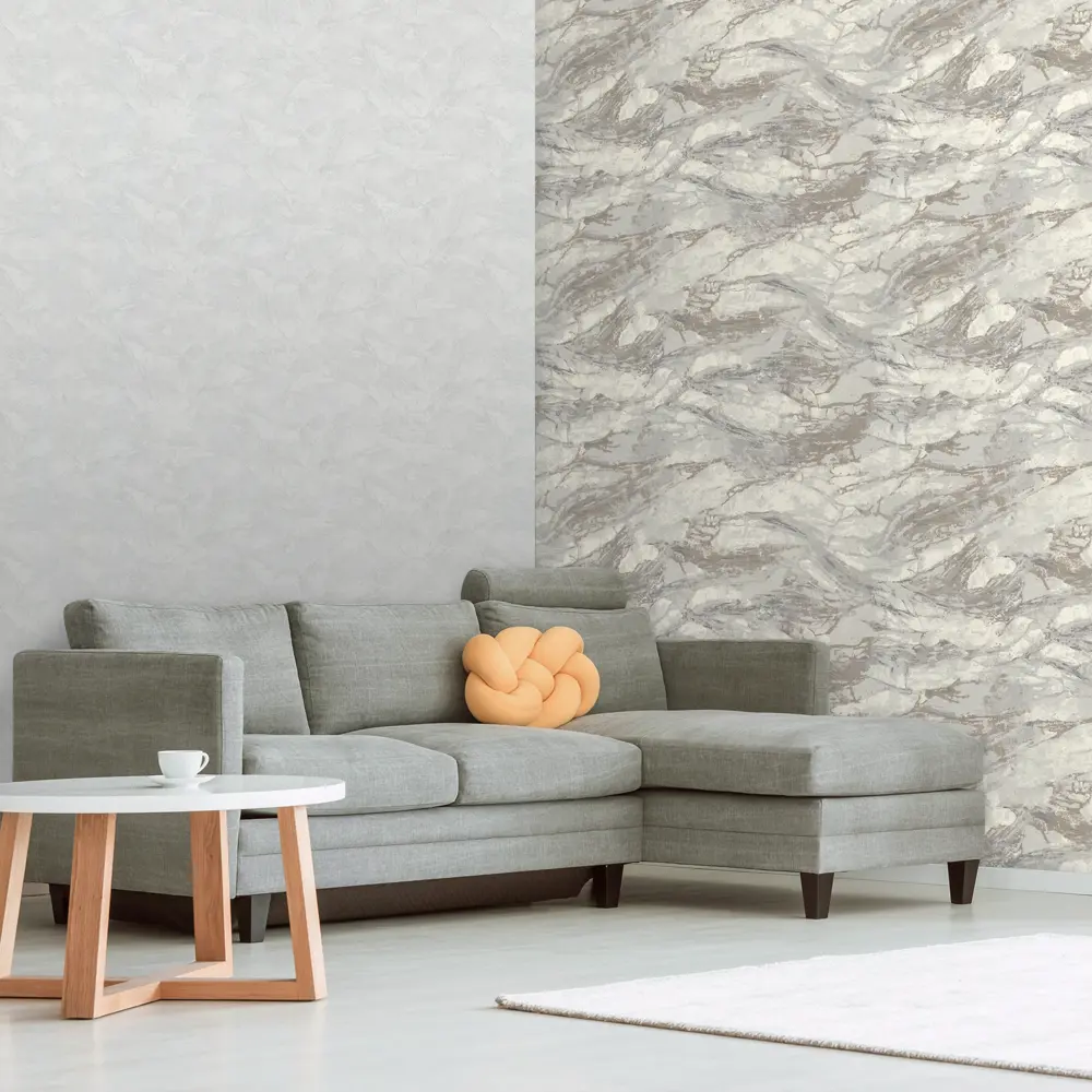 Фото 4 Обои флизелиновые Monte Solaro Lavina серые 1.06 м MS9150-23